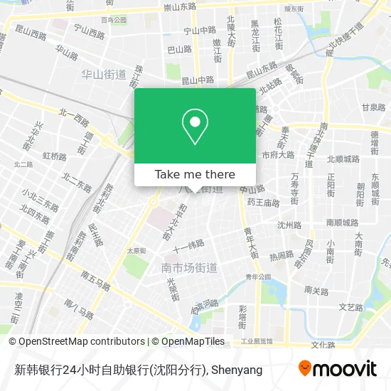 新韩银行24小时自助银行(沈阳分行) map