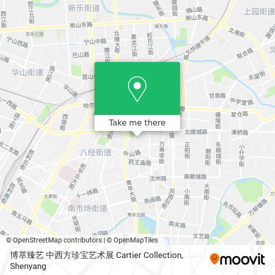 博萃臻艺 中西方珍宝艺术展 Cartier Collection map