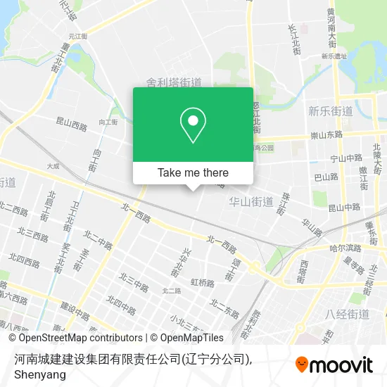 河南城建建设集团有限责任公司(辽宁分公司) map