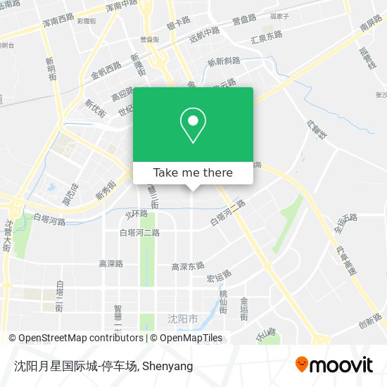 沈阳月星国际城-停车场 map