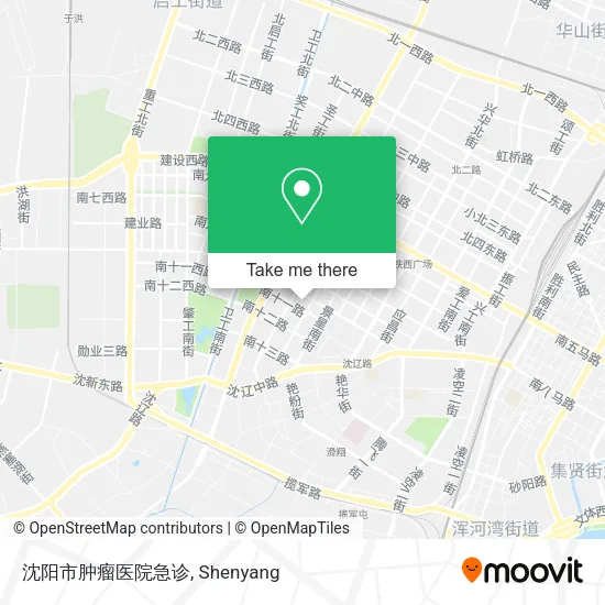 沈阳市肿瘤医院急诊 map