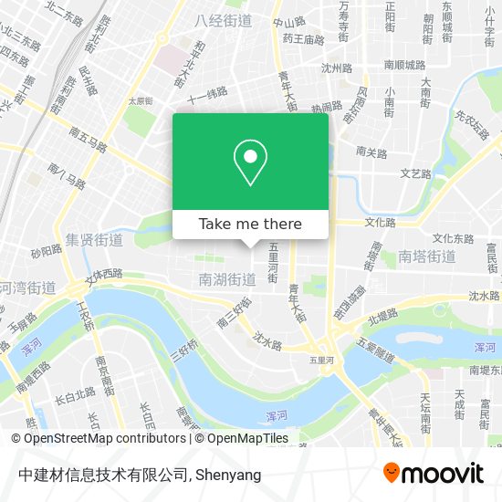 中建材信息技术有限公司 map