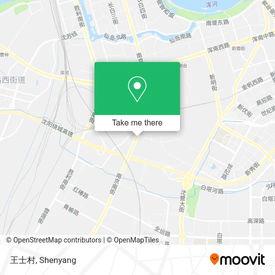 王士村 map