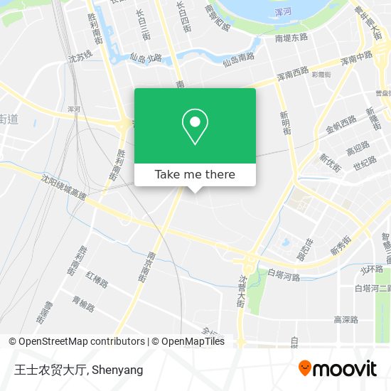 王士农贸大厅 map