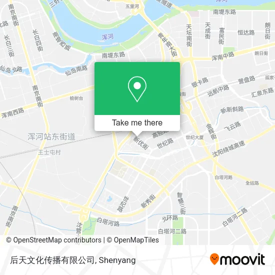 后天文化传播有限公司 map