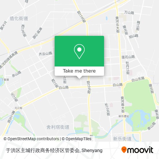 于洪区主城行政商务经济区管委会 map
