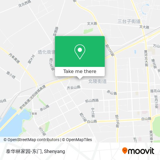 泰华林家园-东门 map
