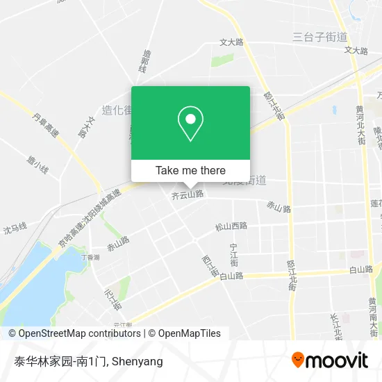 泰华林家园-南1门 map