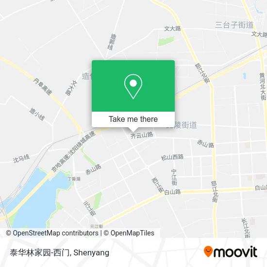 泰华林家园-西门 map