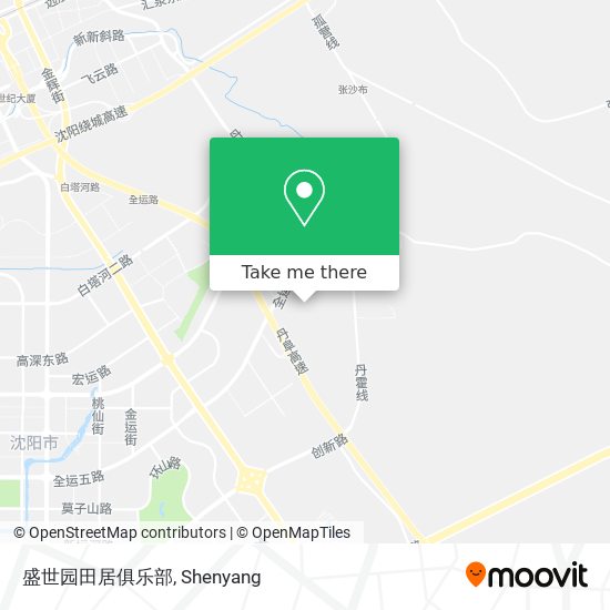 盛世园田居俱乐部 map