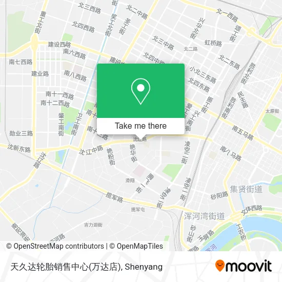 天久达轮胎销售中心(万达店) map