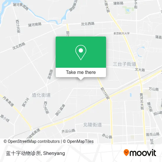 蓝十字动物诊所 map