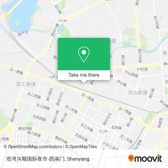 塔湾兴顺国际夜市-西南门 map