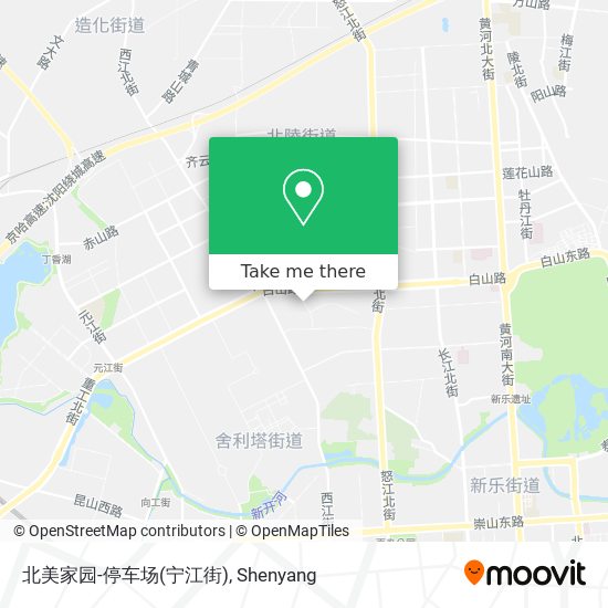 北美家园-停车场(宁江街) map