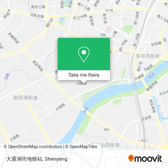 大通湖街地铁站 map