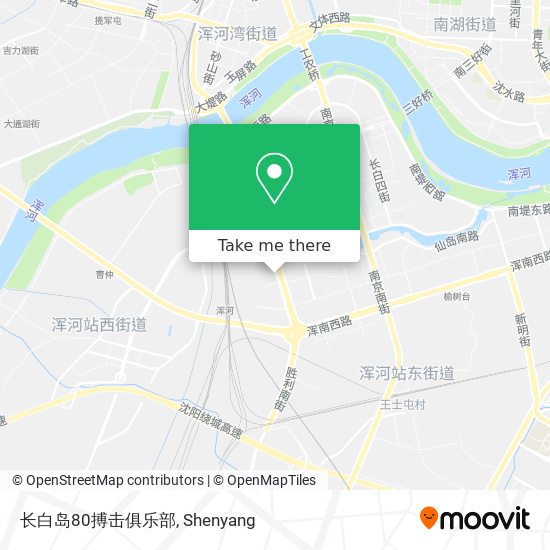 长白岛80搏击俱乐部 map