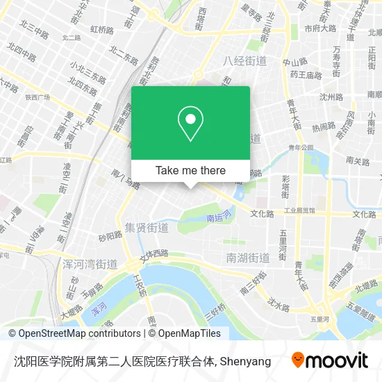 沈阳医学院附属第二人医院医疗联合体 map