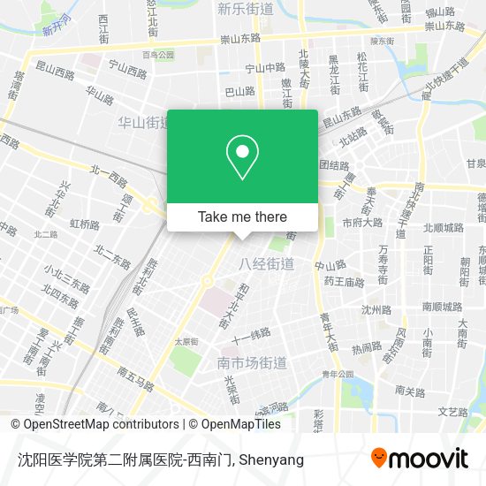 沈阳医学院第二附属医院-西南门 map