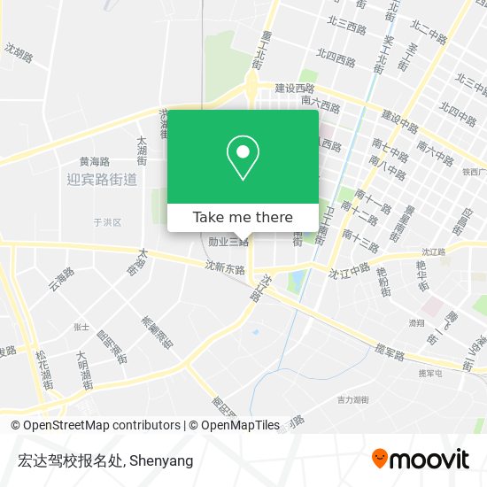 宏达驾校报名处 map