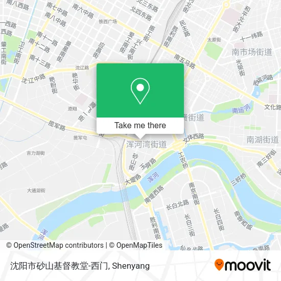 沈阳市砂山基督教堂-西门 map