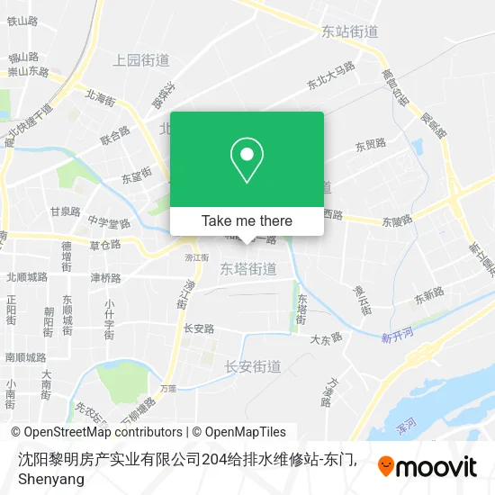 沈阳黎明房产实业有限公司204给排水维修站-东门 map