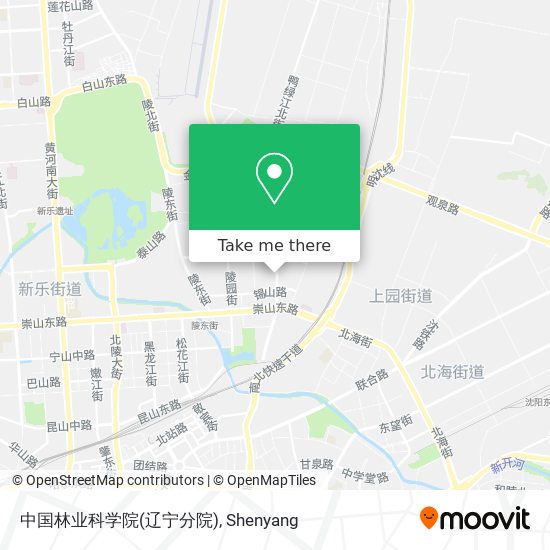 中国林业科学院(辽宁分院) map