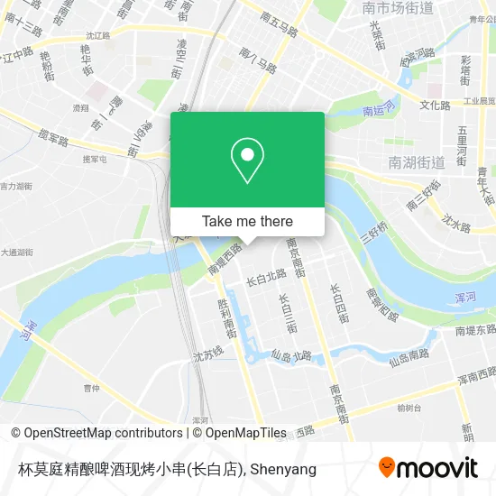 杯莫庭精酿啤酒现烤小串(长白店) map