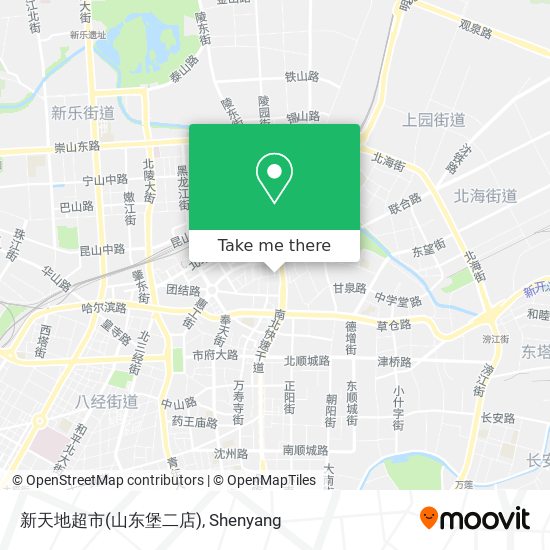 新天地超市(山东堡二店) map