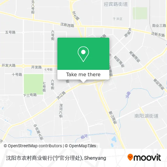 沈阳市农村商业银行(宁官分理处) map