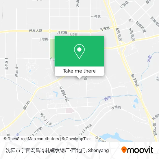 沈阳市宁官宏昌冷轧螺纹钢厂-西北门 map