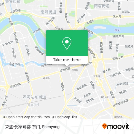 荣盛·爱家郦都-东门 map