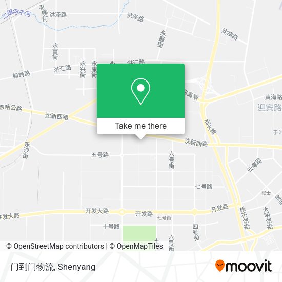 门到门物流 map