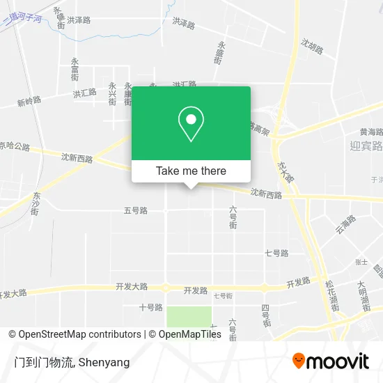 门到门物流 map