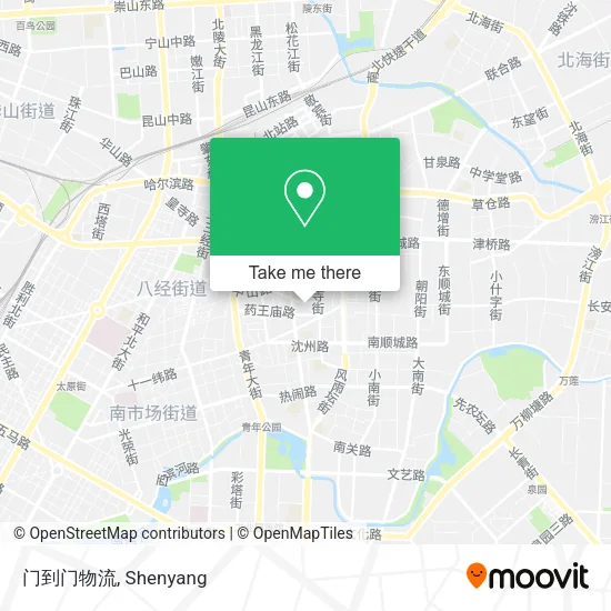 门到门物流 map
