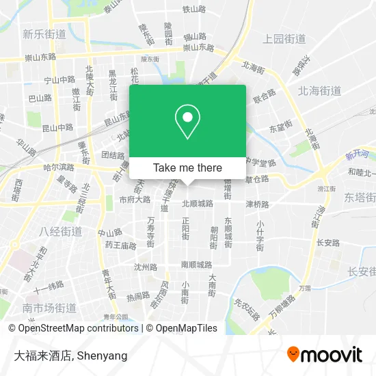 大福来酒店 map