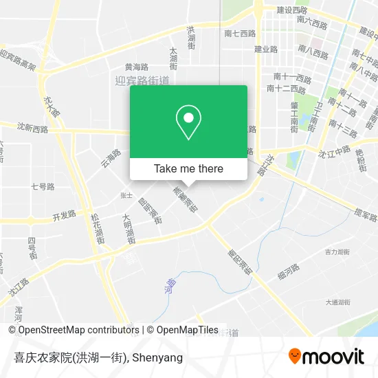 喜庆农家院(洪湖一街) map
