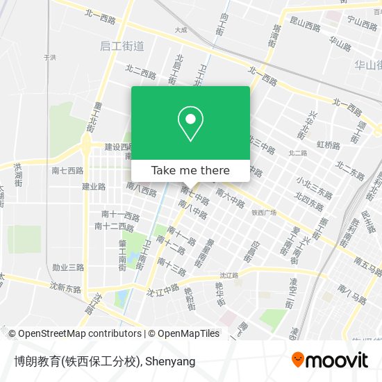博朗教育(铁西保工分校) map