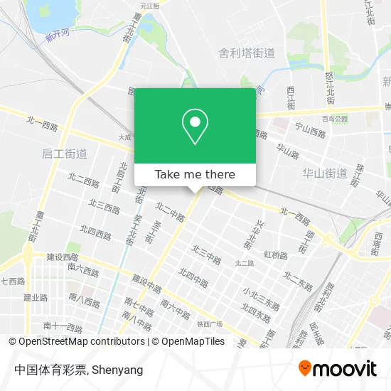 中国体育彩票 map