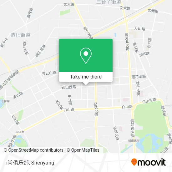 i尚俱乐部 map