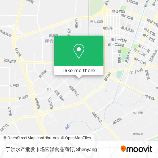 于洪水产批发市场宏洋食品商行 map