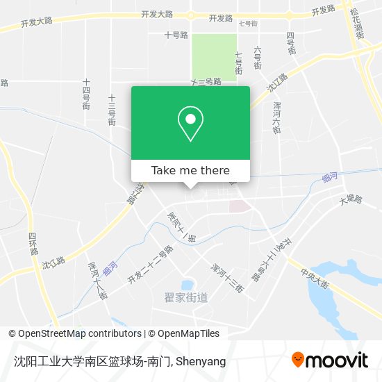 沈阳工业大学南区篮球场-南门 map