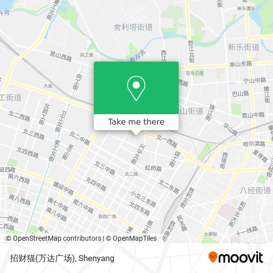 招财猫(万达广场) map