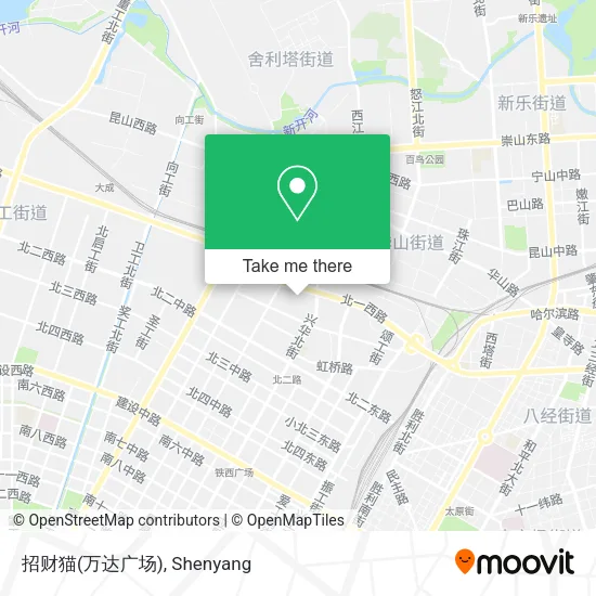 招财猫(万达广场) map