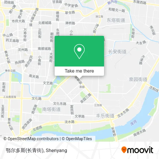 鄂尔多斯(长青街) map