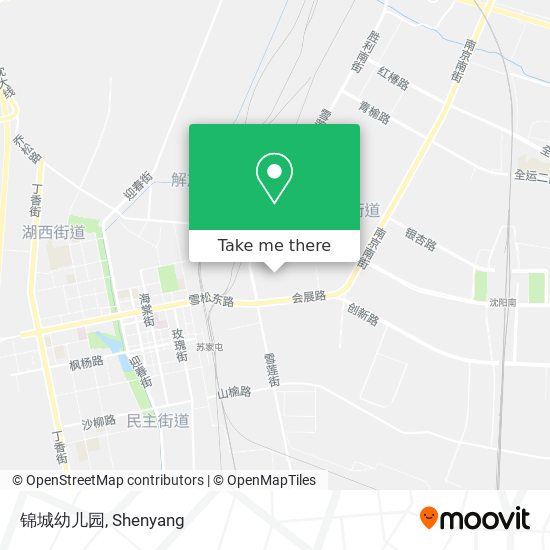 锦城幼儿园 map