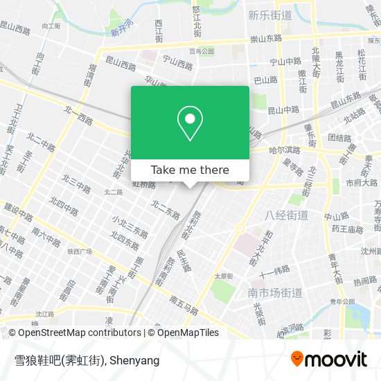 雪狼鞋吧(霁虹街) map