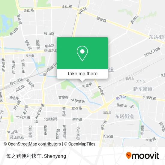 每之购便利快车 map
