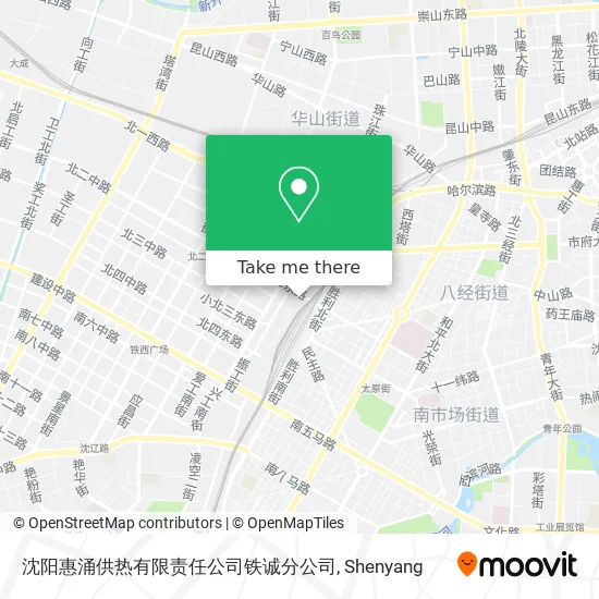 沈阳惠涌供热有限责任公司铁诚分公司 map