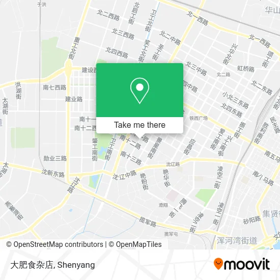 大肥食杂店 map