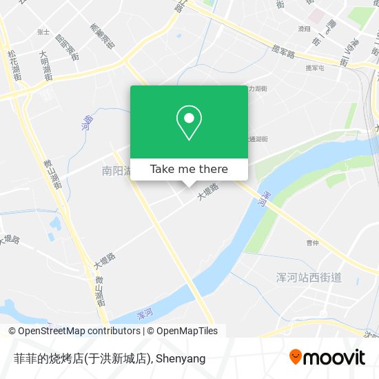 菲菲的烧烤店(于洪新城店) map